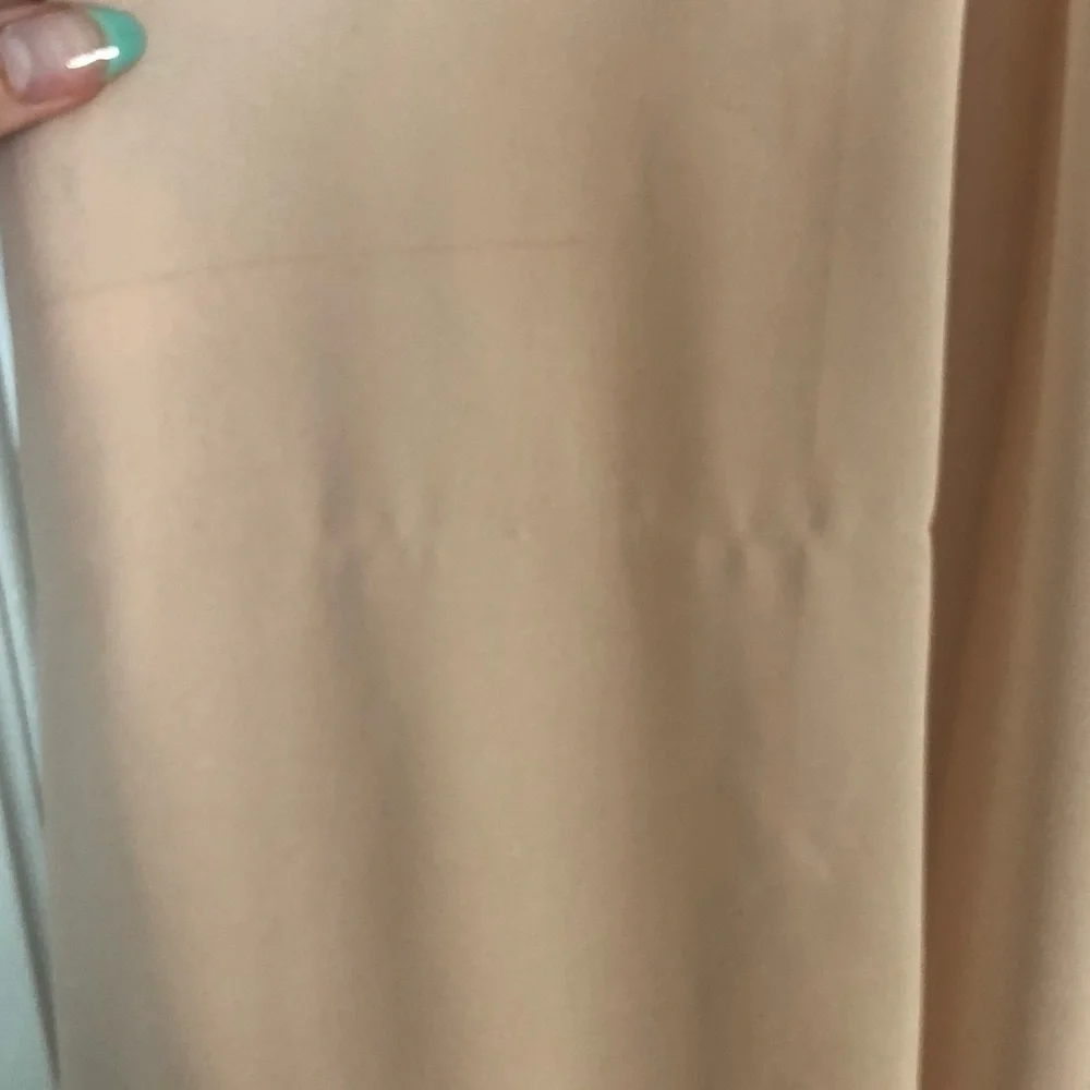 ASOS jewel high neck, chiffon blush pink above knee dress - Picture 5 of 10